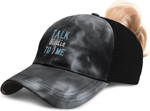 قبعة Speedy Pros النسائية على شكل ذيل حصان Talk Birdie to Me قبعات سائقي الشاحنات القطنية المتعثرة in Kuwait