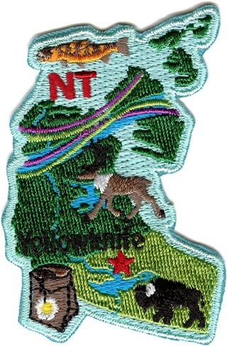 Northwest Territories Patch Canada Province Embroidered Iron On in Saudi Arabia