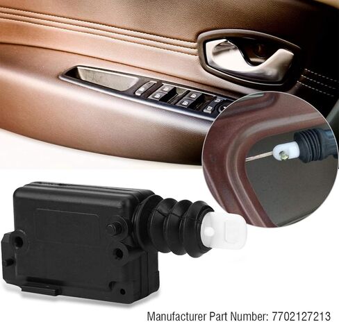 Universal Lock Actuator Motor 2 Wire 12V-Pa66Gf30 - Auto Locking System 2 Pin Central Locking Motor Door Lock Actuator for Megane Scenic Clio 7702127213 Premuim megane 1 43 in Saudi Arabia