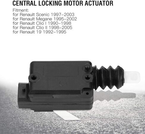 Universal Lock Actuator Motor 2 Wire 12V-Pa66Gf30 - Auto Locking System 2 Pin Central Locking Motor Door Lock Actuator for Megane Scenic Clio 7702127213 Premuim megane 1 43 in Saudi Arabia