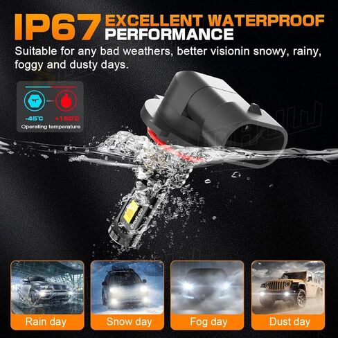 ATV UTV Accessories lights Compatible with Honda TRX500FM Foreman 4x4 2005-2011 ATV Powersport Bulbs 300% Brighter, 1:1 mini size, for Off Road Plug n Play Pack of 2 in Kuwait