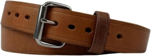 Daltech Force® Roughcut® - Concealed Carry CCW Natural Leather Gun Belt 15-17 oz Full Grain Leather Belt in Kuwait