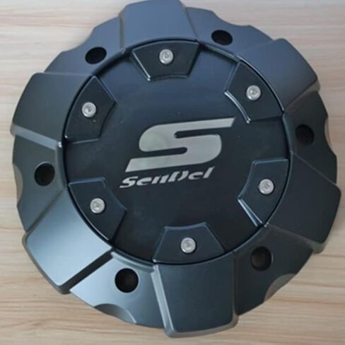 قبعات مركز العجلة السوداء، تناسب عجلات Sendel C-566401-1 CAP706901 C611910-1CAP، عبوة واحدة in Saudi Arabia