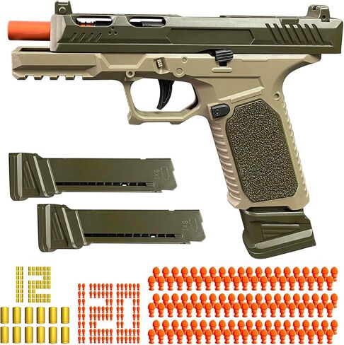 Toy Gun, Semi-Automatic Shell Ejecting Toy Gun Pistol Automatic Reloading for Kid, Shooting Games Educational Model Toy Pistol to Cool Toys Gifts for Boys & Girls Ages 6+ in Saudi Arabia