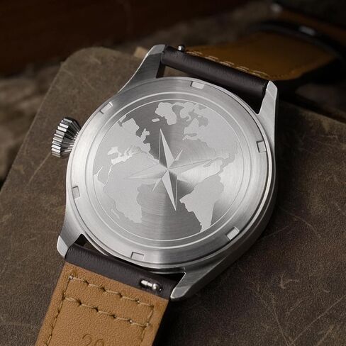 TACTICAL FROG MILITADO ML21 37mm Aviation-Inspired Field Watch, VH31 Sweep/515 Quartz Movement, Sapphire Crystal, BGW9 Lume, 100M Waterproof Men's Casual Dress Watch in Saudi Arabia