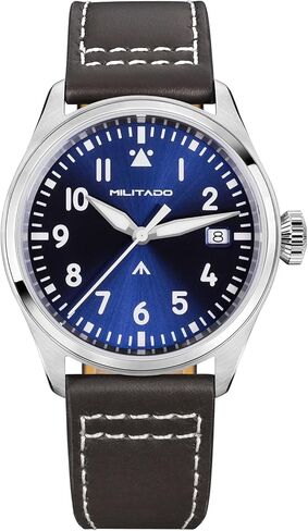 TACTICAL FROG MILITADO ML21 37mm Aviation-Inspired Field Watch, VH31 Sweep/515 Quartz Movement, Sapphire Crystal, BGW9 Lume, 100M Waterproof Men's Casual Dress Watch in Saudi Arabia
