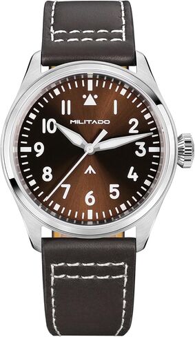 TACTICAL FROG MILITADO ML21 37mm Aviation-Inspired Field Watch, VH31 Sweep/515 Quartz Movement, Sapphire Crystal, BGW9 Lume, 100M Waterproof Men's Casual Dress Watch in Saudi Arabia