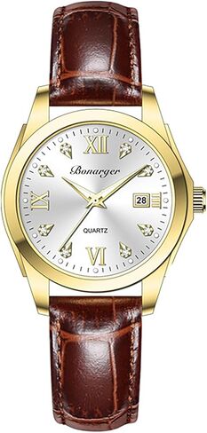 BESTKANG Vintage Women Watches Roman Numerals Dress Watch Waterproof Watches Leather Watch for Women Quartz Wrist Watch in Saudi Arabia
