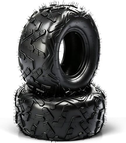 TRIBLE SIX 145/70-6 Go Kart Tires,6 PR ATV Street Mini Bike Tires 145/70-6 (14x6-6) for Sand Mud Trail,Non-Directional Big Horn Style,Tubeless (Pack of 2) in Saudi Arabia