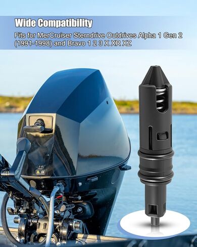 18920A1 مجموعة صمامات خزان زيت تروس Dribble تناسب محركات MerCruiser Stern محركات Alpha 1 Gen 2 Bravo 1 2 3 X XR XZ مع حلقات دائرية 2 قطعة 2548171 in Saudi Arabia