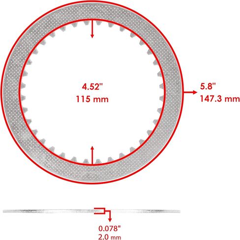 لوحات الاحتكاك القابض كالتريك متوافقة مع سوزوكي GS1000 1980-1981/ GS1100 1980-1983 / GS1150 1984 1985 1986 in Saudi Arabia