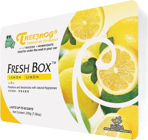 عبوة من 4 عبوات برائحة الليمون، علبة معطر هواء طبيعي من تريفروج (AKA Xtreme Fresh) in Kuwait