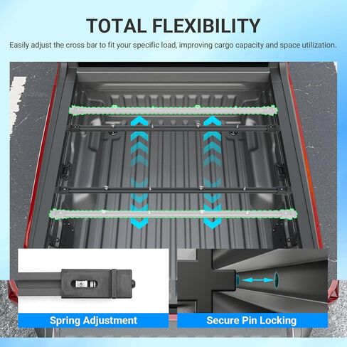 Cargo Bar Compatible with 2022-2026 Ford Maverick Cargo Support Load Securing Bar Truck Bed Pole Replacement for 2022-2026 Ford Maverick Accessories in Kuwait
