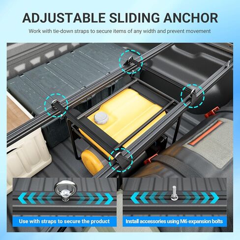 Cargo Bar Compatible with 2022-2026 Ford Maverick Cargo Support Load Securing Bar Truck Bed Pole Replacement for 2022-2026 Ford Maverick Accessories in Kuwait