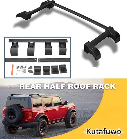 KUYAFUWO 3PCS OEM Roof Rack Extensions Fit for 2021-2025 Ford Bronco 4 Door Hard Top, Roof Rails Luggage Cross Bars in Kuwait