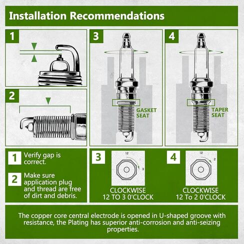 Replacement BKR5E Spark Plug for Autolite 3924 3926 5224 for Bosch F000KE0P03 F000KE0P07 F8DC4 in Kuwait