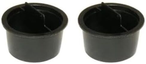 بديل لقابس غطاء جهاز الاستقبال للوحة القاعدة الزرقاء Ox، متوافق مع لوحات القاعدة القابلة للإزالة باللون الأزرق Ox، غطاء غبار بلاستيكي أسود لأجهزة استقبال شريط السحب، زوج واحد (عبوتان) in Kuwait