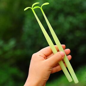 8 Pack Sprout Gel Pens, Yellow Seedling Pens Green Grass plant Pen Fresh floral Pen Bendable Design 0.5mm Fine Point Black Ink, Kawaii Novelty Stationery for Journaling Office Supplies in Kuwait