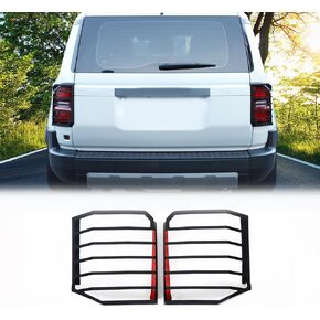 Taillight Cover Compatible with Toyota Land Cruiser 250 Prado J250 LC250 2024 2025, Carbon Steel Tail Light Guards Cover Rear Light Guards Cover, Black in Kuwait