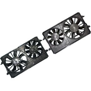 1 Pcs Dual Radiator and Condenser Fan Assembly fits Chevrolet Malibu 2004 2005 2006 2007 2008 2009 2010 2011 fits Pontiac G6 2005 2006 2007-2010 fits Saturn Aura 2007-2009 in Saudi Arabia