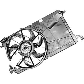 1 X Dual Radiator and Condenser Fan Assembly Replacement Z602-15-025G fits Mazda 3 2004 2005 2006 2007 2008 2009 in Kuwait