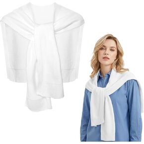 Women's Knitted Shawl Wrap Sweater Shoulder Shawls Scarf Cape Fashion Versatile Accessory for Travel Gift for Mom Daughter Party Office Evening in Kuwait