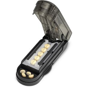 ONE PIX Pill Cutter 2 Pack, Pill Splitter with Sharp Blade, Pill Cutter Splitter for Small and Tiny Pills, Pill Cutters for Small or Large Pills Professional for Accurate Cutting- Black(2PCS) in Saudi Arabia