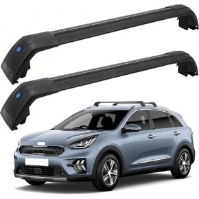 SYDSZ Cross Bar Roof Rack Fit for KIA NIRO DE SG2 2017 2018 2019 2020 2021 2022 2023 2024 2025 2026, Flush Side Rails, Heavy Duty Aluminum Roof Cross Bars Rooftop Luggage Rack in Kuwait