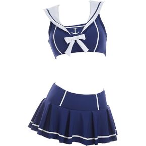 Women's Bikini Sets 90's Retro Vintage Sailor Style High Waisted Two Piece Swimsuit with Matching Headband in Kuwait