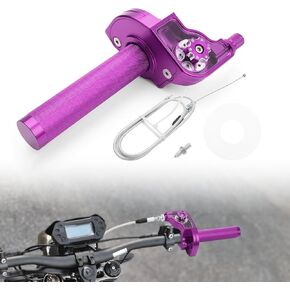 Motorcycle Throttle Grip Universal 7/8" 22mm CNC Aluminum Quick Twister with Throttle Cable for KLX CR SSR TTR EXC XR CRF50 CRF230 50 110 125 230 250 Dirt Pit Bike ATV Mini Bike (Red) in Kuwait