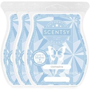 Clothesline, ScentsyHome Fragrance Warmer Wax 3.2 Oz Bar, 3-Pack (3) in Kuwait