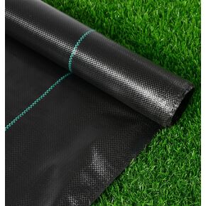 Weed Fabric Barrier Heavy Duty, 5FTx100FT 3.2oz Garden Weed Blocker Fabric, Landscaping Fabric, Weed Control Fabric Ground Cover Gardening Mat in Kuwait