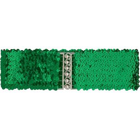 Ro Rox Sequin Stretch Belt - Sparkly Elastic Waist Belt for Dresses & Outfits in Kuwait