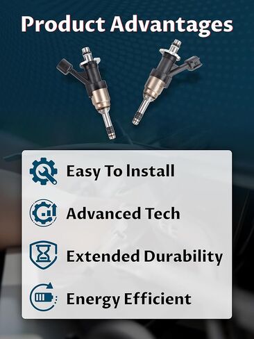 Set of 8 Fuel Injectors 12668390 FJ1217 Compatible with Silverado 1500 2500 Tahoe Suburban Cheyenne & Sierra 1500 Yukon, Fit V6 4.3L/V8 5.3L 2014 2015 2016 2017 2018 in Kuwait