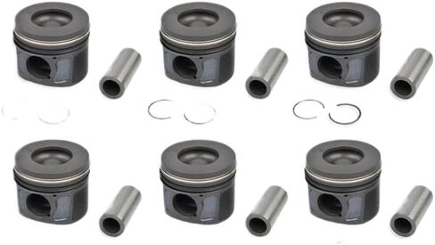 Piston With Rings Set 3.0 L T 306DT Compatible With Discovery 3.0L Diesel STD Oversize 0.5(0.5) in Saudi Arabia