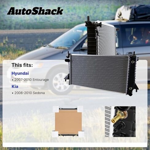 مشعاع AutoShack 30.63 بوصة (778.0 ملم) بديل أساسي لـ 2006-2010 Kia Sedona 2007-2010 Hyundai Entourage 1-PC in Saudi Arabia