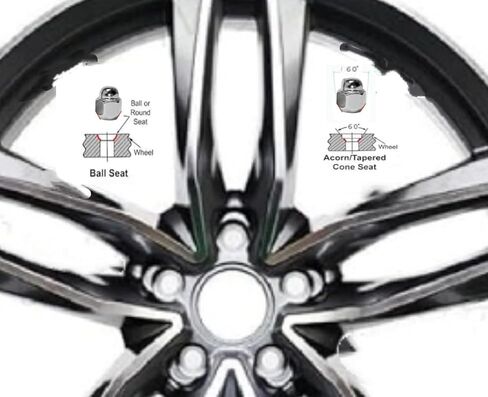 صواميل عروة بديلة 52950-14140 M12-1.5 متوافقة مع SEL HyunTuc San Fe AcceElent SonaVelost Ri Fort NIRS-OU PTI Maz Mitubi K-i (10 قطع) in Kuwait