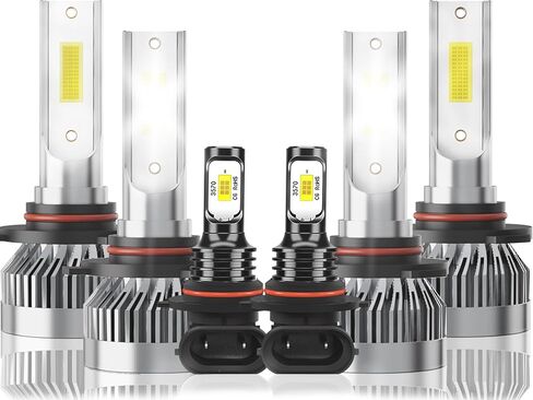 Compatible For 2013 2014 2015 Dodge RAM 1500 2500 3500 With Projector Light Bulbs - 6 Pack in Kuwait