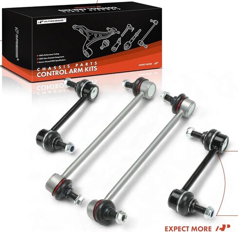 A-Premium Set of 4, Front and Rear Sway Bar Link Stabilizer Link Kit, Compatible with Kia Spectra 2004-2009, Spectra5 2005-2009 in Saudi Arabia