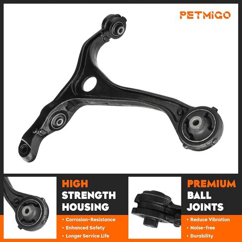 Front Lower Control Arms w/Ball Joints Replacement Suspension Kit for Acura TL 2004 2005 2006 Passenger & Driver Side K641543 K641544 K500117 (4PCS) in Saudi Arabia