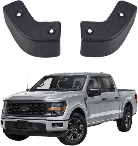 قطعتان من مجموعة حذف رفرف الطين لعام 2021-2026 Ford F150 2WD/4WD، تحمي جميع الأحوال الجوية من الصخور والحطام، ملحقات خارجية بديلة لإزالة واقيات الطين لا حاجة للحفر in Kuwait