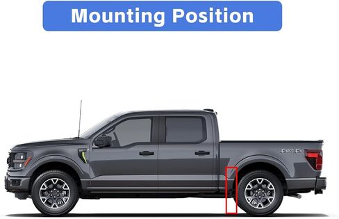 قطعتان من مجموعة حذف رفرف الطين لعام 2021-2026 Ford F150 2WD/4WD، تحمي جميع الأحوال الجوية من الصخور والحطام، ملحقات خارجية بديلة لإزالة واقيات الطين لا حاجة للحفر in Kuwait