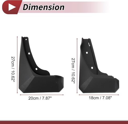1 Set Mud Flaps Splash Guards for Hyundai Kona 2023-2024 Front and Rear Mud Guards W/Mount Accessories in Saudi Arabia