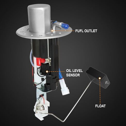 2008-2012 Fuel Pump Assembly Fit for Suzuki Hayabusa GSX1300R 2008 2009 2010 2011 2012, GSX1300RZ Limited Edition 2012, Replace 15100-15H00 1510015H00 in Saudi Arabia