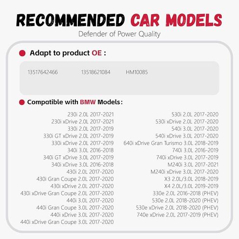 13518621084 13517642466/مضخة وقود عالية الضغط/متوافقة مع BMW 330e, 330i GT xDrive, 340i xDrive, 530e xDrive, 530i, 540i, X3,440i, 740e xDrive, 740i, 640i xDrive/Replace# 0261520257 in Kuwait