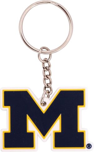 Desert Cactus University of Michigan Keychain Wolverines UM U of M Go Blue Hail Keychain Car Keys Holder (PVC A) in Saudi Arabia