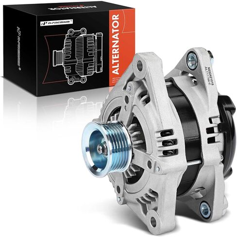 A-Premium Alternator Compatible with Hyundai Genesis 2014 2015 2016 3.8L, 12V 150A 6-Groove Pulley Clockwise, Replace# 1042118470, 373003C552 in Saudi Arabia
