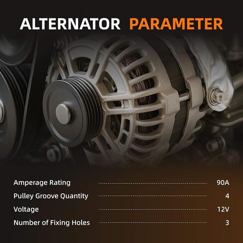11311N 3730023650 مولد كهربائي جديد متوافق مع Hyundai Elantra 2007-2012 Kia Soul 2010-2011 Spectra Spectra5 2007-2009 37300-23650RU A0002655635 AL4072X 11452N 0986084220 in Kuwait
