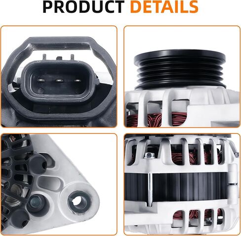 11311N 3730023650 مولد كهربائي جديد متوافق مع Hyundai Elantra 2007-2012 Kia Soul 2010-2011 Spectra Spectra5 2007-2009 37300-23650RU A0002655635 AL4072X 11452N 0986084220 in Kuwait