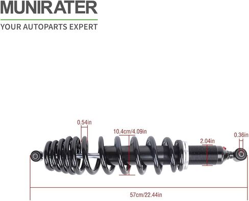 2 Pcs Front Shock Absorber Replacement for 706203374 Replacement for Defender XMR HD10 2019-2022 Defender MAX XMR HD10 2019-2022 in Saudi Arabia
